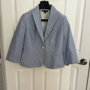 Brooks Brothers Women's Blazer in Light Blue